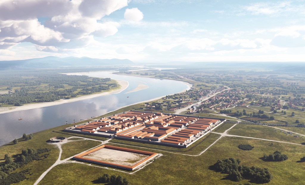 Grafische Rekonstruktion: Bonn zur Römerzeit